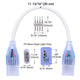 10 Set/Pack Neon Light 4-Pin Splice Connector 18x8mm