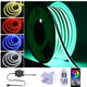 TheDisplayOutlet Outdoor Rope Light RGBW Neon Strip App Music Sync RF Remote, 100ft Image