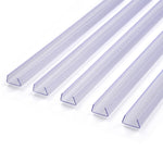 11/16" PVC U-Channels Mounting 3ft 5ct/pk