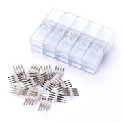 TheDisplayOutlet 10 Set/Pack Neon Light 4-Pin Splice Connector 18x8mm, I-shape Image