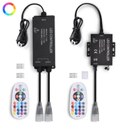 TheDisplayOutlet RGBW LED Controller & RF Remote for Outdoor Neon Rope Light 110V Image