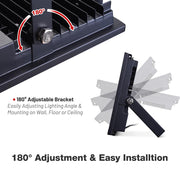 TheDisplayOutlet 2pcs Purple LED Flood Lights Outdoor Party Effect Lights IP65 Image