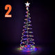 5' LED Lighted Xmas Spiral Tree