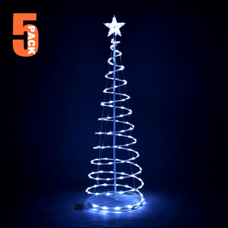 1pc-christmas Tree Light Plug-in And Battery Powered Glowing