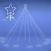 Christmas Tree Light with Pole & Star 9-String