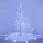 Christmas Tree Light with Pole & Star 9-String