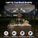 TheDisplayOutlet Magnetic Light Bar Rechargeable for Canopy Tent, Popup Market Image