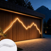 TheDisplayOutlet Aluminum Channel U-Profile 6x10mm Mounts 2700K Neon Rope Light Image