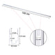 TheDisplayOutlet Aluminum Channel U-Profile 8x12mm Mounts RGBW Neon Rope Light, 39in 5ct. Image