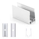 TheDisplayOutlet Aluminum Channel U-Profile 8x12mm Mounts RGBW Neon Rope Light Image