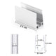 TheDisplayOutlet Aluminum Channel U-Profile 8x12mm Mounts RGBW Neon Rope Light, 1in 20ct. Image