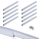 TheDisplayOutlet Aluminum Channel U-Profile 8x12mm Mounts RGBW Neon Rope Light Image