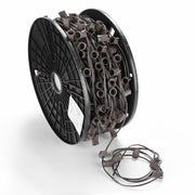 TheDisplayOutlet C9 Light Stringer Bistro Outdoor String Light 120V, 500ft Brown Image