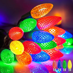 C9 Light Bulbs with E17 Base 25ct/pk