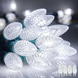 C9 Light Bulbs with E17 Base 25ct/pk