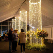 TheDisplayOutlet 40'x10' Outdoor String Light for Event Decor 48 Strands 120V Image