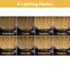 TheDisplayOutlet 9,000LEDs, Icicle Christmas Lights (10x) 29.5ft, 120V, 2700K Image