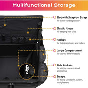 TheDisplayOutlet Rolling Case for Event Planner, Sales Rep Image
