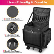 Foldable Rolling Case for Event Planner, Sales Rep
