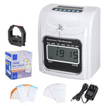 TheDisplayOutlet Punch Time Clock Monthly Weekly Employee Attendance Card 100 Image