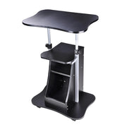 Adjustable Mobile Laptop Cart with Storage