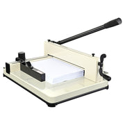 TheDisplayOutlet 12" Steel Manual Guillotine, Paper Cutter and Trimmer(400-sheet capacity) Image