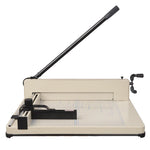 17" Steel Duty Manual Guillotine, Paper Cutter and Trimmer(400-sheet capacity)