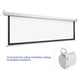 DSP Motorized Projector Screen 92" 16:9 Wall Ceiling