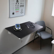 Computer Desk Folding Wall Mounted Desk 24"x16"