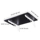 Computer Desk Folding Wall Mounted Desk 24"x16"