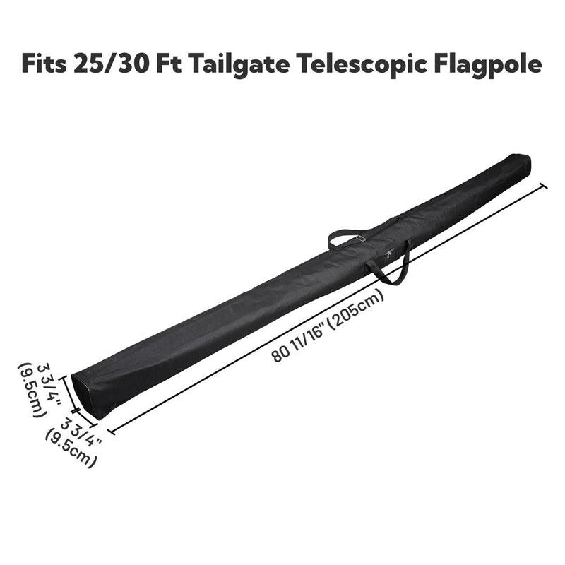 TheDisplayOutlet Flag Pole Carrying Bag for 20-30ft Telescoping Pole, 80in(for 25ft 30ft) Image