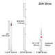 TheDisplayOutlet Aluminum Antenna Mast for Starlink, Car Dealership Events, 25ft Silver Image