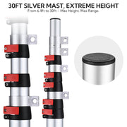 TheDisplayOutlet Aluminum Antenna Mast for Starlink, Car Dealership Events Image