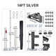 TheDisplayOutlet Aluminum Antenna Mast for Starlink Mini - Dish & Ladder Mounts, 14ft Silver Image
