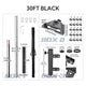 TheDisplayOutlet Aluminum Antenna Mast for Starlink Mini - Dish & Ladder Mounts, 30ft Black Image