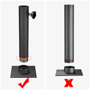Patio Umbrella Deck Mount Dock Holder D2 3/8"