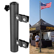 Metal Flag Canopy Mount Banner Display Sign Holder