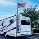 TheDisplayOutlet Metal Flag Canopy Mount Banner Display Sign Holder Image