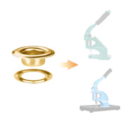 TheDisplayOutlet Grommets (Eyelets & Washers) #0 #2 #4 Hardware Fasteners Image