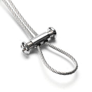 TheDisplayOutlet Inflatable Mirror Ball Stainless Steel Cable Hanging Kit Image