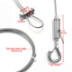 TheDisplayOutlet Inflatable Mirror Ball Stainless Steel Cable Hanging Kit Image