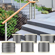 TheDisplayOutlet Cable Rail T316 Stainless Steel Wire 7x7 1/8" Image