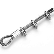 TheDisplayOutlet Stainless Steel Batting Cage Cable Clamps 18ct. Image