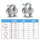 TheDisplayOutlet Stainless Steel Batting Cage Cable Clamps 18ct. Image