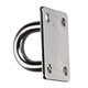 TheDisplayOutlet 304Stainless Steel Pad Eye Batting Cage Anchor Plate 6ct. Image