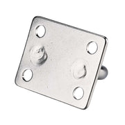 TheDisplayOutlet 304Stainless Steel Pad Eye Batting Cage Anchor Plate 6ct. Image
