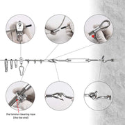 TheDisplayOutlet 304 Stainless Steel Batting Cage Cable Expansion Anchor 6ct. Image