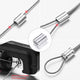 TheDisplayOutlet Aluminum Crimping Sleeve/Ferrule for 3/16" Batting Cage Cable 100ct. Image