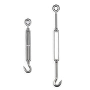 TheDisplayOutlet 6" M10 Stainless Hook-Eye Turnbuckles for 3/16" Batting Cage Cable 6ct. Image