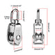 TheDisplayOutlet M15 Stainless Steel Batting Cage Pulley Block 6ct. Image